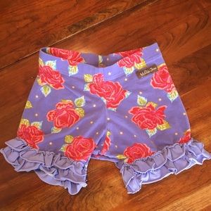 Matilda Jane Clothing! Purple Floral Shorties